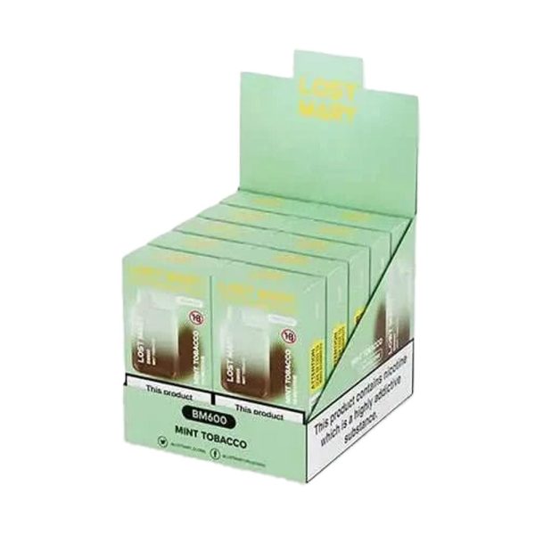 Lost Mary BM600 Mint Tobacco – 10 Pack